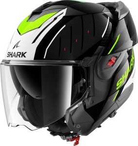 Casca moto SHARK OXO RYDGER Negru Alb Galben M