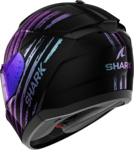 Casca moto SHARK RIDILL 2 ASSYA NegruAlbastruViolet, S - Img 2