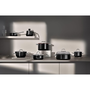 Caserola cu maner WMF Fusiontec Mineral Pro, 16 cm, negru, cu capac - Img 5