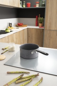 Caserola Lagostina Tempra Mineral, 16 cm, cu maner din silicon, design marmorat - Img 4