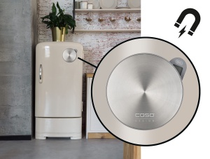 CASO Kitchen EcoMate - Cantar de bucatarie design, utilizare fara baterie datorita energiei cinetice, castigator al testului Incarcator de testare ETM, pana la 5 kg, suprafata de cantarire din otel inoxidabil - Img 5