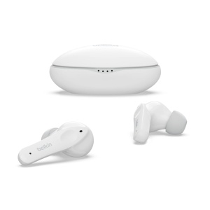 Casti audio Belkin SOUNDFORM Nano, pentru copii, 85 dB, alb