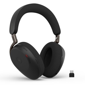 Casti audio Bluetooth Jabra Evolve3 85, Noise Cancelling, 25h autonomie, Negru