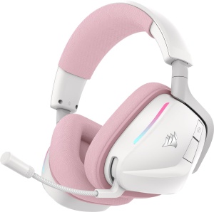 Casti audio Corsair Void v2 Wireless, Dolby Atmos, 70 ore autonomie, Roz