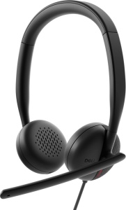 Casti audio Dell EMC WH3024, cablu USB-C, certificat Zoom si Microsoft Teams