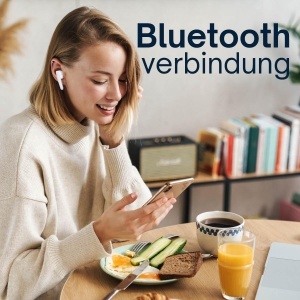 Casti audio Grundig True Wireless Sport - Bluetooth 5.3, 9 ore autonomie, alb - Img 4