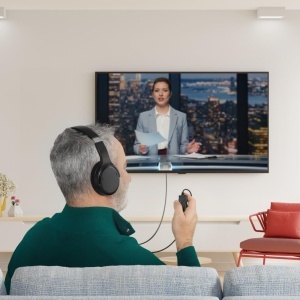 Casti audio Hama cu cablu, 6m, control volum separat pentru fiecare ureche - Img 6