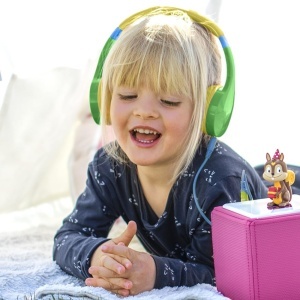 Casti audio Hama Kids Guard cu cablu, limitare volum 85 dB, verdemulticolor - Img 7