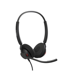 Casti audio Jabra Engage 40 cu cablu, 2 microfoane, design ultraleger - Img 4