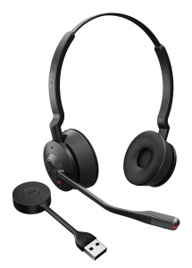 Casti audio Jabra Engage 55 SE cu adaptor DECT, usor, confortabil