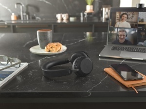 Casti audio Jabra Evolve2 75, wireless, cu active noise cancellation, negru - Img 2