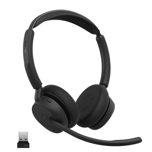 Casti audio Jabra Evolve3 45 Bluetooth, usor, microfon reversibil, USB-A