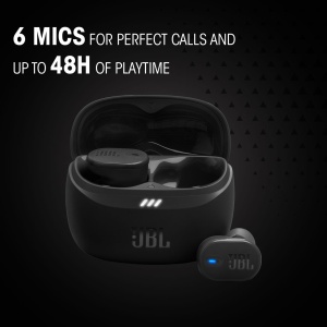 Casti audio JBL Tune Buds 2, Noise-Cancelling, 10 ore autonomie, Negru - Img 5