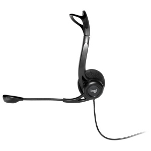 Casti audio Logitech 960 cu microfon, USB, stereo, design confortabil - Img 5