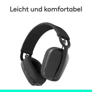 Casti audio Logitech Zone Vibe 100, wireless, 40 mm, usor, cu microfon - Img 8