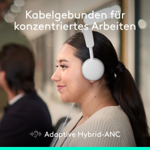 Casti audio Logitech Zone Wireless 2 ES pentru afaceri, Bluetooth, ANC - Img 3