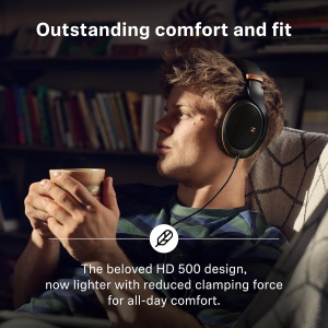 Casti audio over-ear Sennheiser HD 505, sunet HD, design open-back, Copper Edition - Img 7