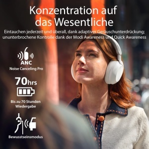 Casti audio Philips TAH8000EBK00, Bluetooth, 70 ore autonomie, Negru - Img 2