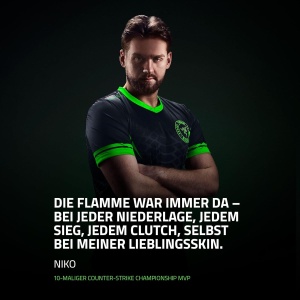 Casti audio Razer BlackShark V3 Pro NiKo Edition, wireless, 50mm, cu microfon detasabil - Img 2