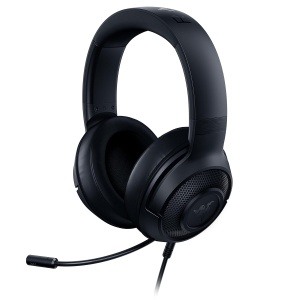 Casti audio Razer Kraken X Lite, surround sound, microfon flexibil, negru