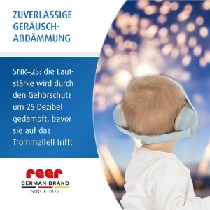 Casti audio reer SilentGuard Baby, protectie sonora, ajustabile, bleu - Img 4
