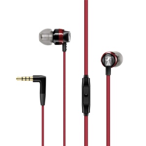 Casti audio Sennheiser CX 300S, in-ear, cu telecomanda, rosu