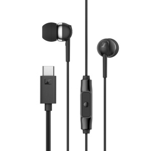 Casti audio Sennheiser CX 80U, USB-C, cu microfon, negru
