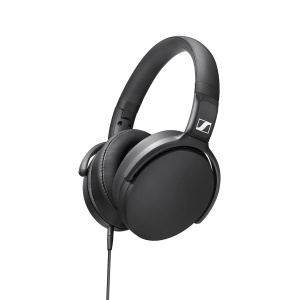 Casti audio Sennheiser HD 400S, cu microfon, design pliabil, sunet de inalta calitate
