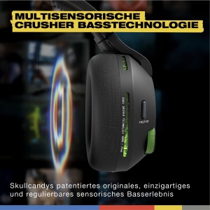 Casti audio Skullcandy Crusher PLYR 720, Wireless, THX Spatial Audio, Digi-Black - Img 2