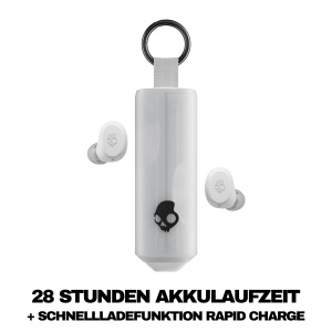 Casti audio Skullcandy Dime 360, Bluetooth, 28 ore autonomie, alb - Img 3