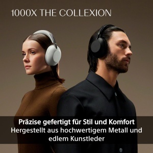 Casti audio Sony 1000X THE COLLEXION, Noise Cancelling, Hi-Res Sound, Negru - Img 5