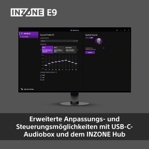Casti audio Sony INZONE E9 cu sunet surround 7.1, design ergonomic - Img 6