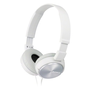 Casti audio Sony MDR-ZX310W, 30mm, alb, design pliabil