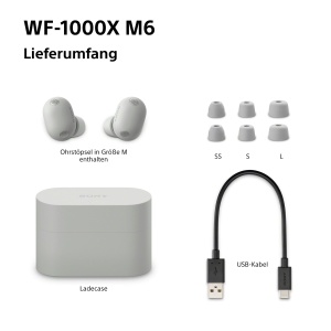 Casti audio Sony WF-1000XM6, Noise Cancelling, Bluetooth, 24 ore autonomie - Img 11