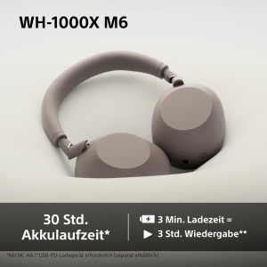 Casti audio Sony WH-1000XM6, Noise Cancelling, 30 ore autonomie, design pliabil - Img 8