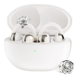 Casti audio TCL CrystalClip cu Swarovski, design clip-on, 36 ore autonomie