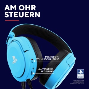 Casti audio Trust Gaming GXT 498B Forta, 50mm, 3D Audio, Albastru - Img 7