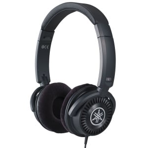 Casti audio Yamaha HPH-150B, negru Design compact, sunet neutral, confort sporit