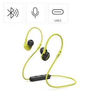 Casti Bluetooth Hama Freedom Athletics III Sport In-Ear Negru-Galben - Img 2