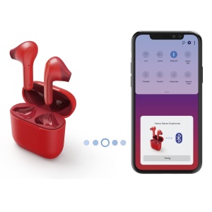 Casti Bluetooth Hama Freedom Light True Wireless Rosu Touch Control - Img 4