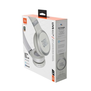 Casti Bluetooth On-Ear Wireless JBL Live 460 NC - Alb - Cu Anulare a Zgomotului si Asistent Vocal - Pentru pana la 50 de ore de placere a muzicii - Img 3