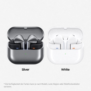 Casti Bluetooth wireless Samsung Galaxy Buds3 Pro, anulare activa a zgomotului (ANC), anulare adaptiva a zgomotului, 360 Audio, casti intraauriculare cu sunet Hi-Fi, argintiu, incl. husa transparenta Anymode - Img 2