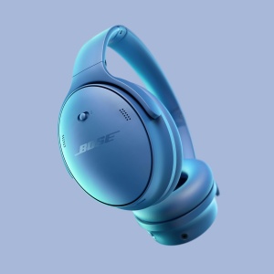 Casti fara fir Bose QuietComfort cu microfon si anulare a zgomotului, casti Bluetooth over-ear cu anulare a zgomotului, durata de viata a bateriei de pana la 24 de ore, Twilight Blue - editie limitata - Img 2