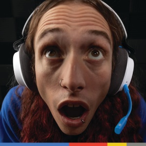 Casti gaming wireless Skullcandy SLYR Pro WhiteBlue latenta redusa compatibilitate multipla - Img 6