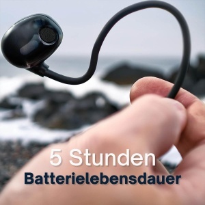 Casti Grundig Bluetooth fara fir - Casti cu conductie osoasa cu 5 ore de redare - Casti fara fir pentru muzica si apeluri hands-free - Air Bud incl ca - Img 5