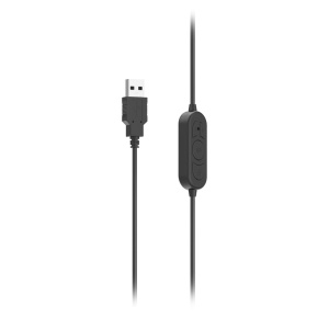 Casti Hama HS-USB300 V2 Over-Ear cu Microfon Negru USB-A 2m Cablu - Img 8