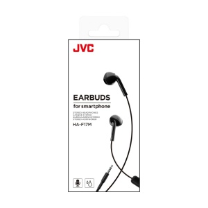 Casti in-ear JVC HA-F17M-B-E rezistente la transpiratie microfon cablu 1m Negru - Img 5