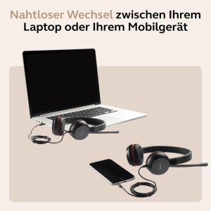 Casti Jabra Evolve 30 II Stereo USB-CA Negru Microfon cu Reducere Zgomot - Img 7