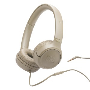 Casti JBL Tune 530 Wired On-Ear Microfon Pure Bass Beige