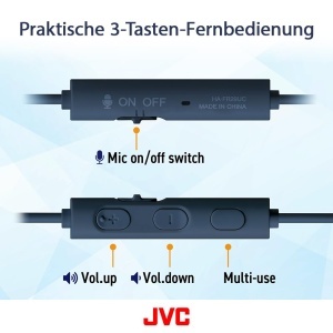 Casti JVC HA-FR29UC-B USB-C Hi-Res Audio Microfon cu Stumpare Negru - Img 8
